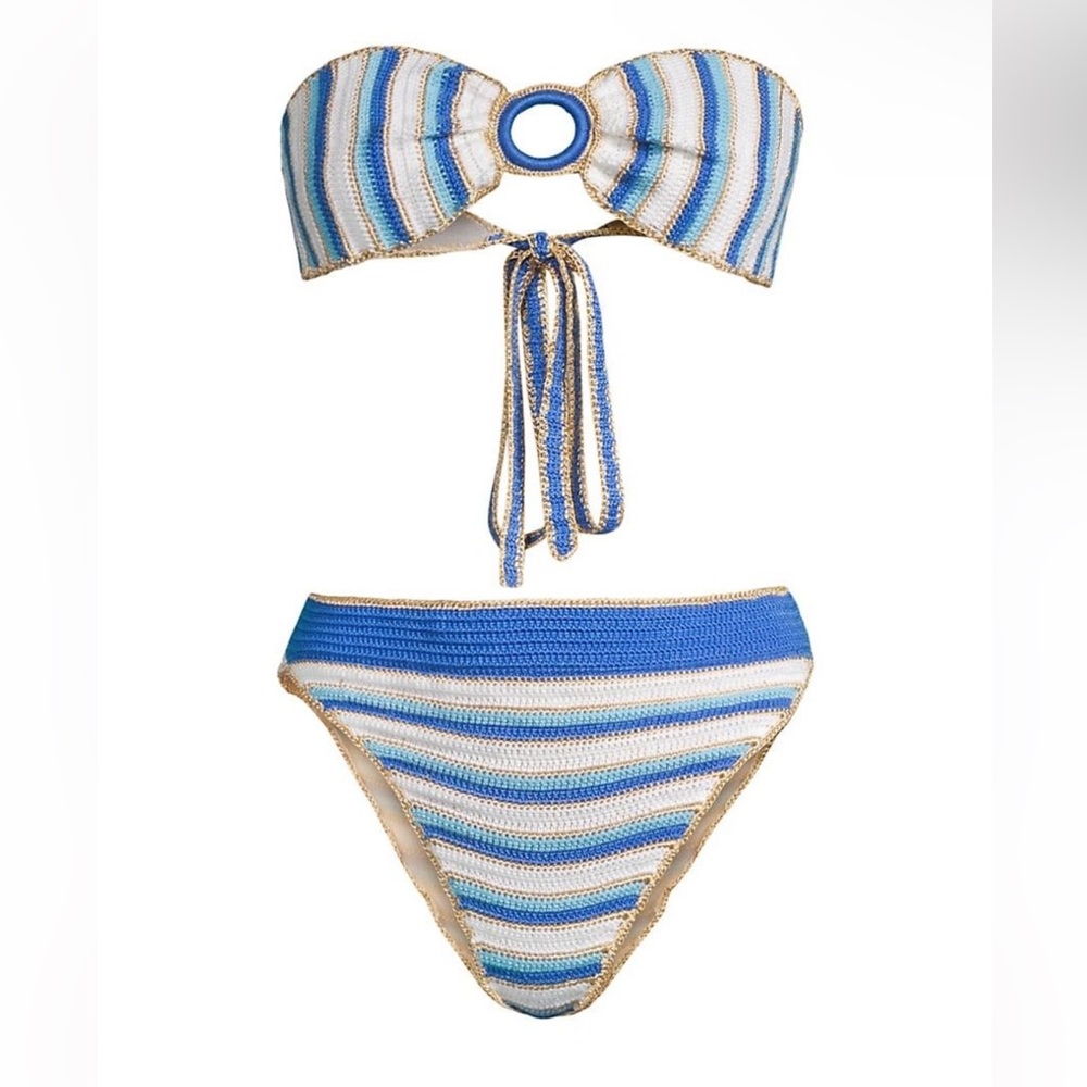 My Beachy Side x Emily in Paris knit bikini